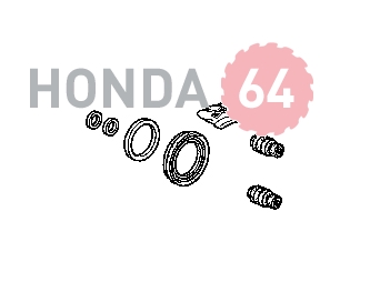 Ремкомплект суппорта переднего Honda Civic 4D (01463-S7A-N00)