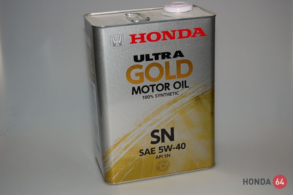Масло Хонда моторное Ultra GOLD –SM 5W-40 Japan, 4L