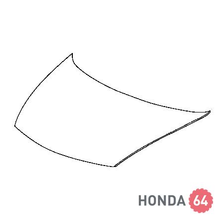 Капот Хонда Цивик 4Д 2012-2015