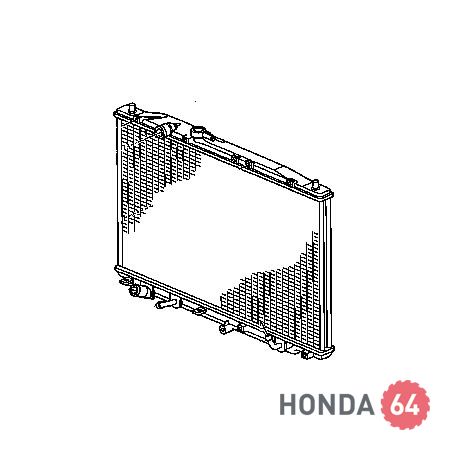 19010RJAJ53 Радиатор двигателя Honda (Хонда)