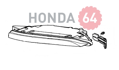 Дневные ходовые огни Хонда Цивик 5Д левая сторона