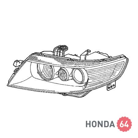 Фара левая Honda Accord 7