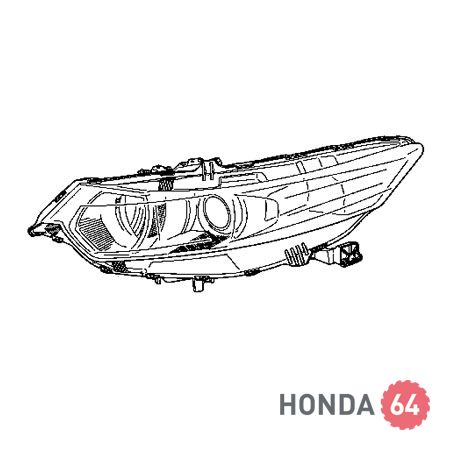 Фара левая ксенон Хонда Аккорд 8