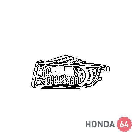Фара противотуманная правая Honda Civic 4D