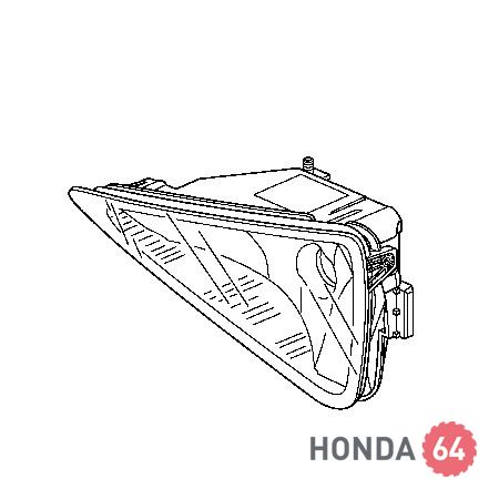 Фара противотуманная левая Хонда Цивик 5Д