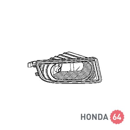 Фара противотуманная левая Honda Civic 4D