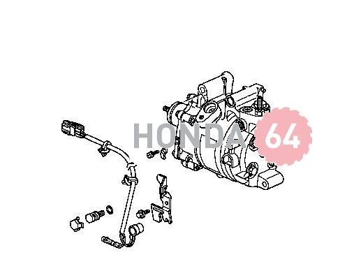 Компрессор кондиционера Honda Civic 4D/5D 2013