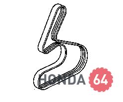 Приводной ремень Honda Jazz '02-'08 (38920-PWA-J01)