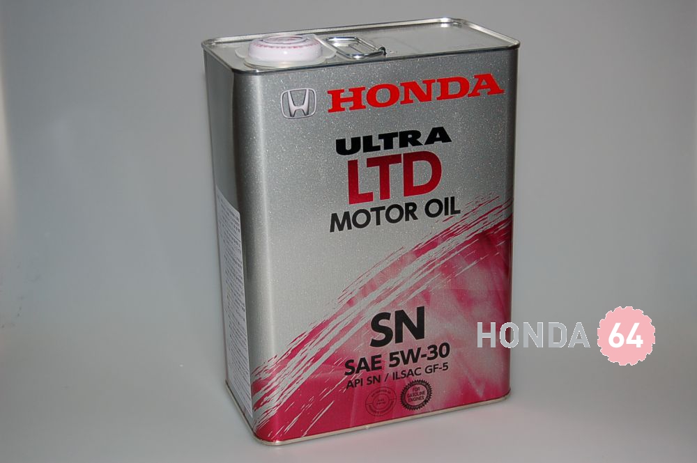 Масло Хонда моторное ULTRA LTD SN 5W30 4L, Япония