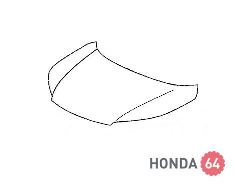 Капот Хонда СРВ, 2.4L, 2013