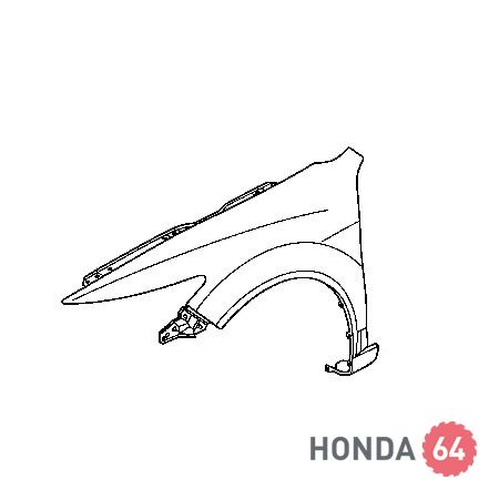 Крыло Хонда Аккорд 8, переднее правое