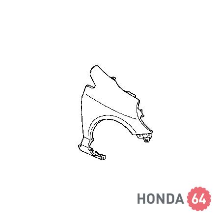 Крыло Honda JAZZ, переднее правое
