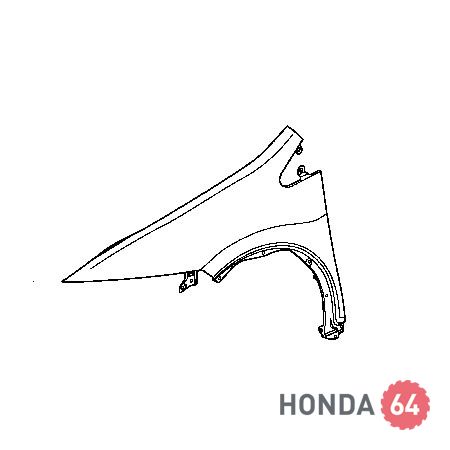 Крыло Honda Civic 5D, переднее левое