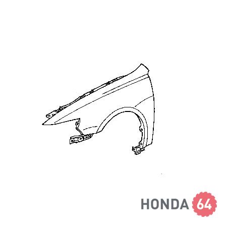 Крыло Хонда Аккорд 7, переднее левое