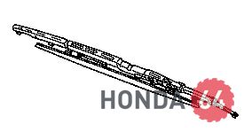 76620SJAA01 Щётка стеклоочистителя водит. Honda Legend
