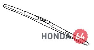 76620TP6A02 Щетка стеклоочистителя, водительская Honda