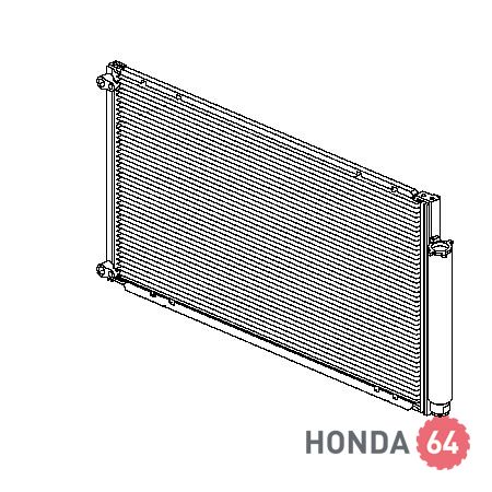 Радиатор кондиционера А/С Хонда Аккорд 8, 2.4L