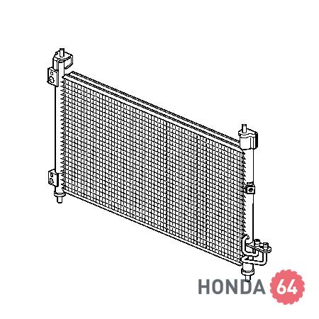 80110SMGE02 Радиатор кондиционера Honda Civic 5D