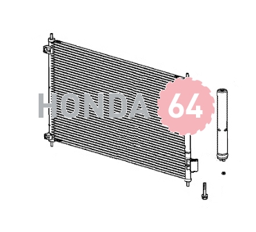 80110T2FA01 Радиатор кондиционера Honda Accord-9