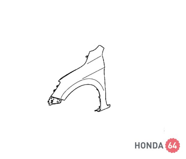 Крыло Honda Accord 9, переднее левое