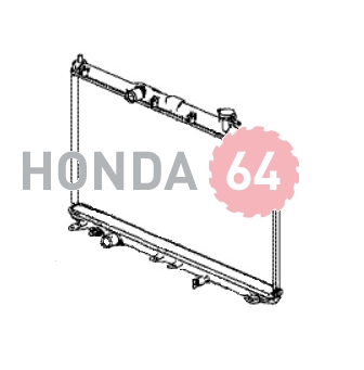 Радиатор двигателя Honda Accord-9
